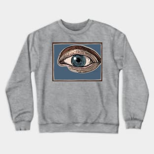 Engraved Eye Study in Color Crewneck Sweatshirt